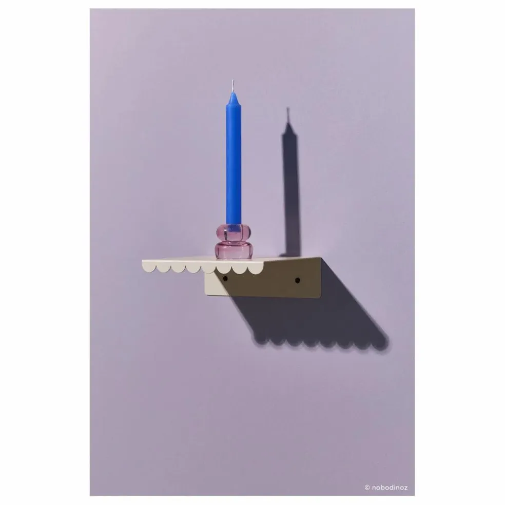 Etagère murale Vibes 20x16 cm | Ivoire