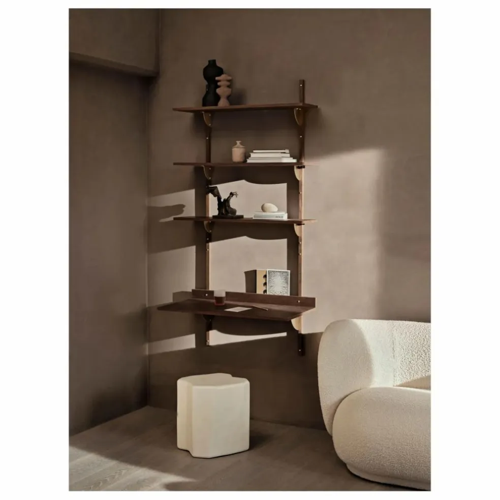 Etagère Sector | Chêne fumé