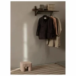 Etagère étroite Sector | Chêne fumé