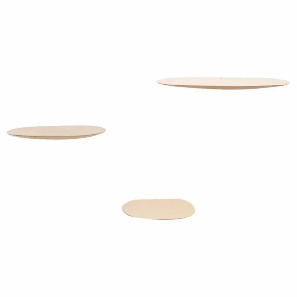 Etagères en céramique Isola, Studio Brichetziegler - Set de 3 | Beige