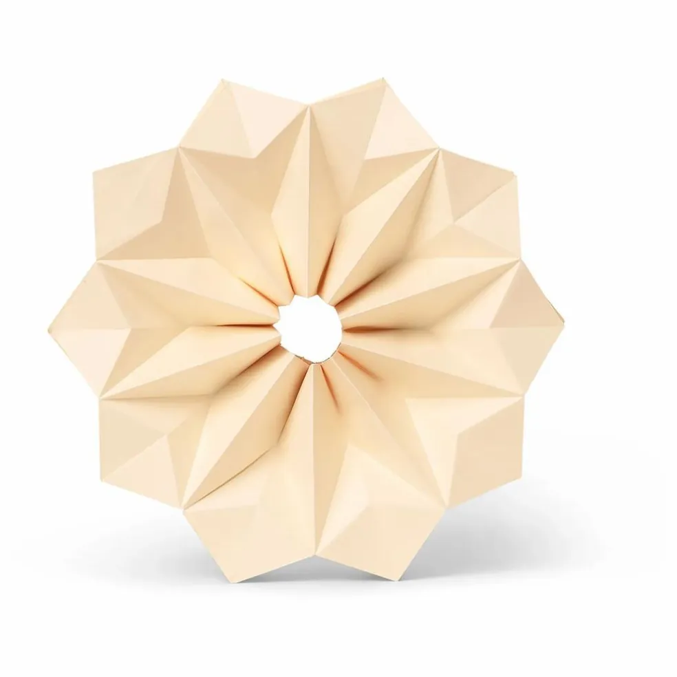Etoile de Noël Star Sun en papier FSC | Blanc cassé