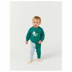 Exclusivité Bobo Choses x Smallable - Sweat Coton Bio Cheval Bébé | Vert