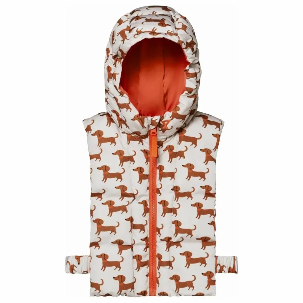 Exclusivité Fudoon X Smallable - Capuche Doudoune Réversible Teckels | Beige