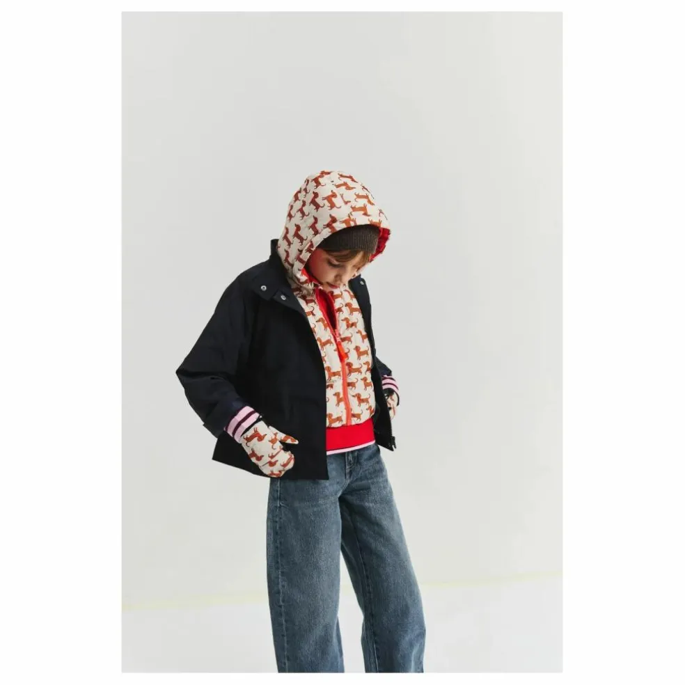 Exclusivité Fudoon X Smallable - Capuche Doudoune Réversible Teckels | Beige
