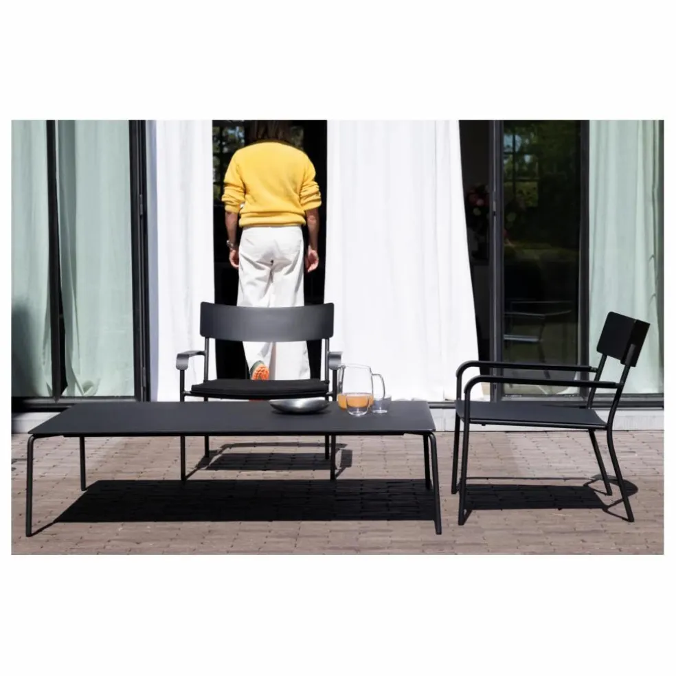 Fauteuil August outoor | Noir