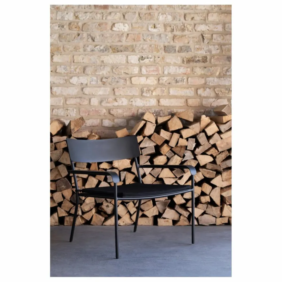 Fauteuil August outoor | Noir