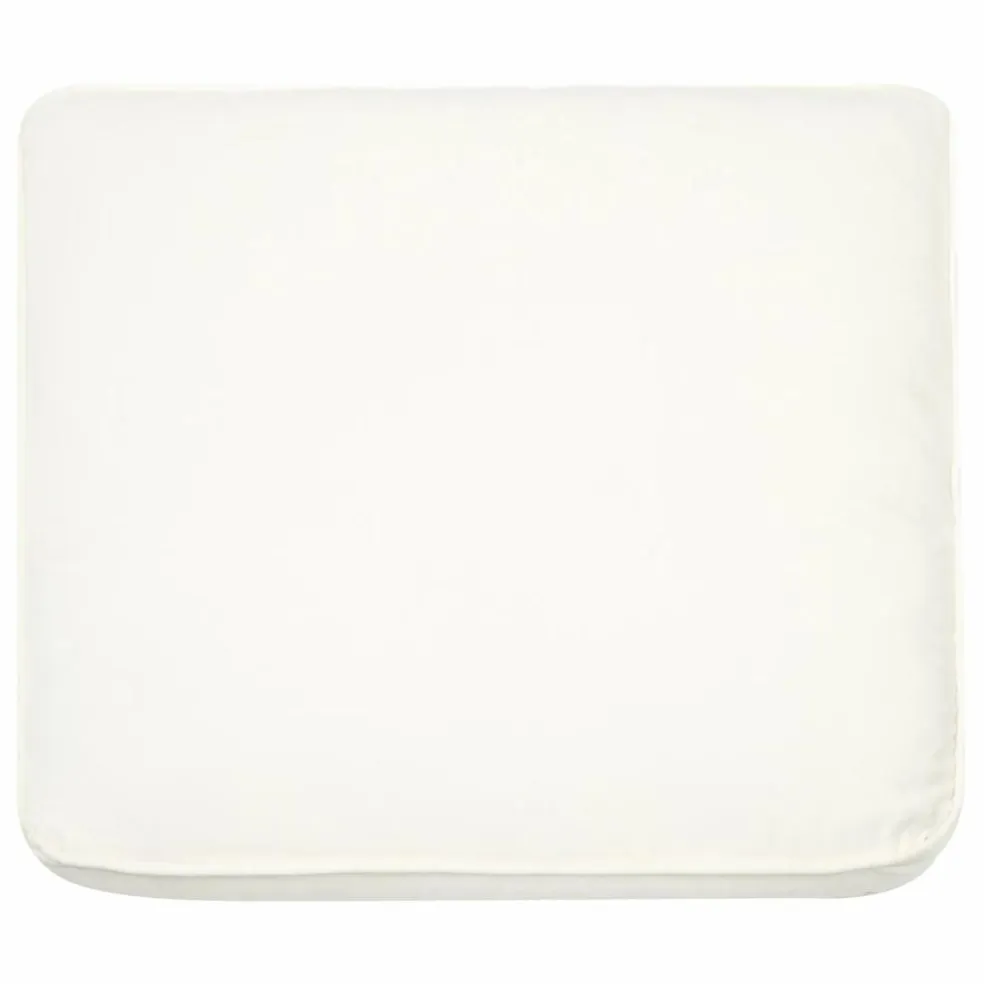 Fauteuil Croisette blanc epoxy, coton | Blanc