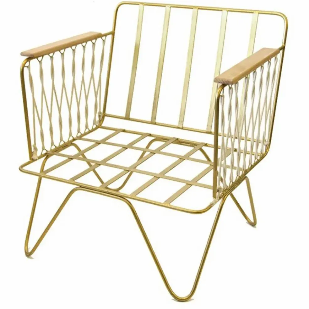 Fauteuil Croisette noir, velours | Camel