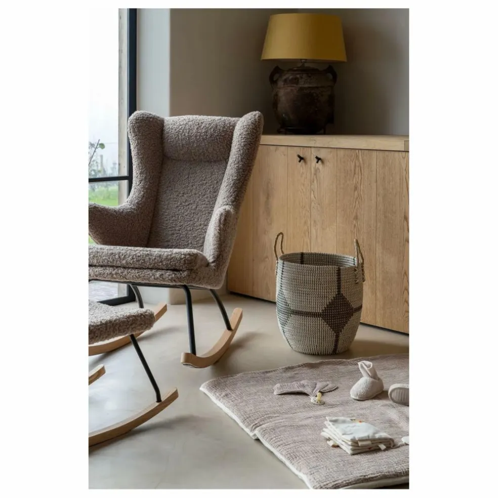 Fauteuil d'allaitement Luxe | Gris clair