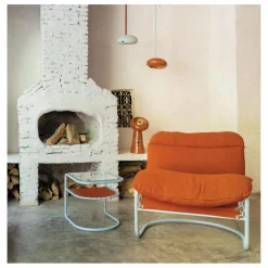 Fauteuil d'intérieur Campo | Brique