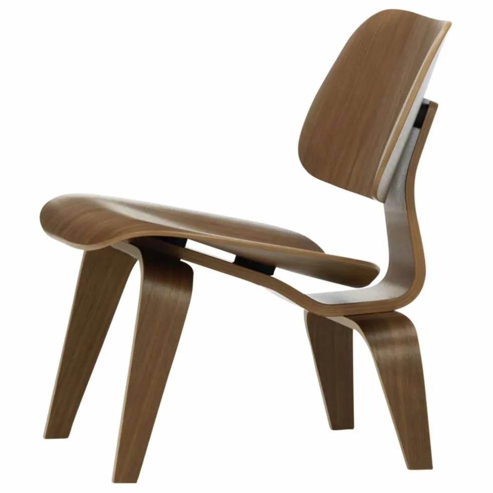 Fauteuil Eames LCW | Noyer