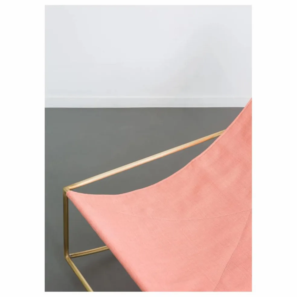 Fauteuil en lin Rocking Chair