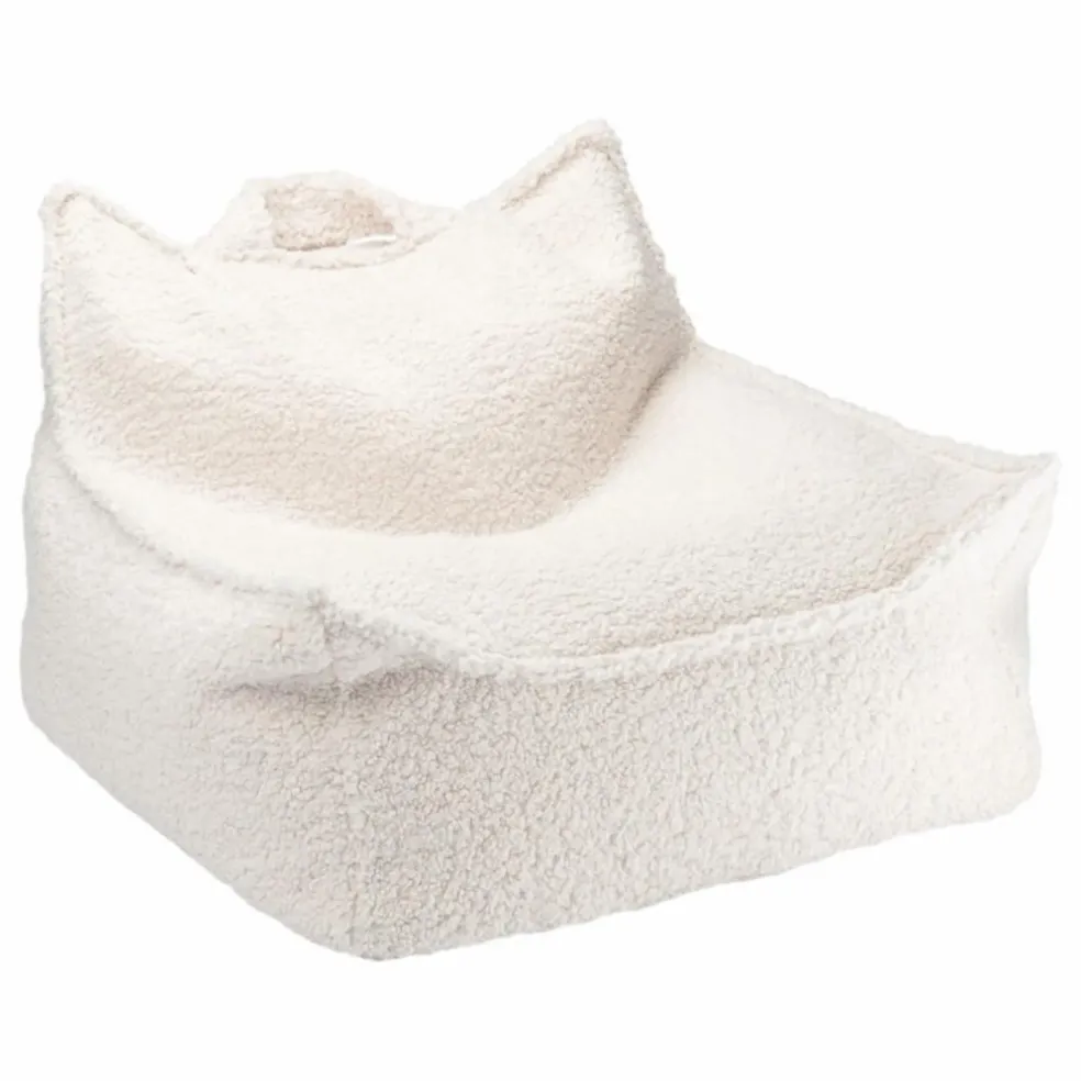 Fauteuil en teddy | Ecru