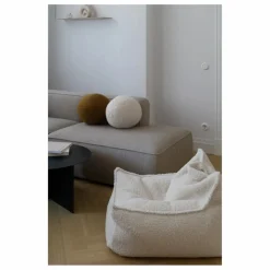 Fauteuil en teddy | Ecru