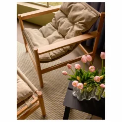 Fauteuil et repose-pieds Heritage | Beige