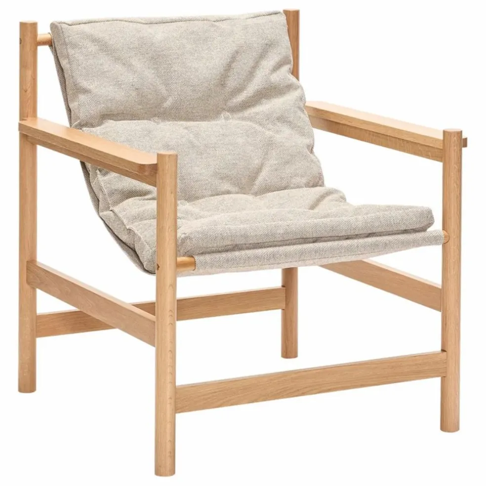 Fauteuil et repose-pieds Heritage | Beige