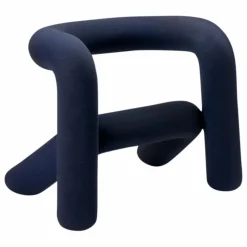 Fauteuil Extra Bold Mélangé - Big Game | Bleu nuit