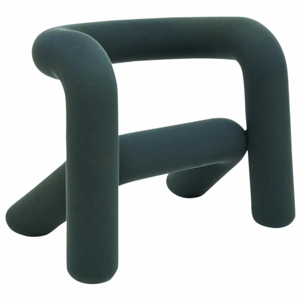 Fauteuil Extra Bold Mélangé - Big Game | Bleu Vert