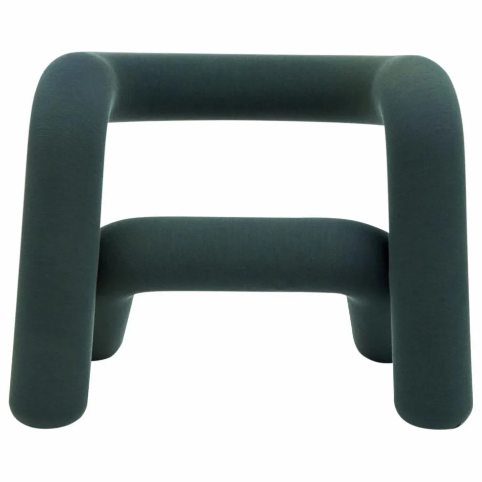 Fauteuil Extra Bold Mélangé - Big Game | Bleu Vert