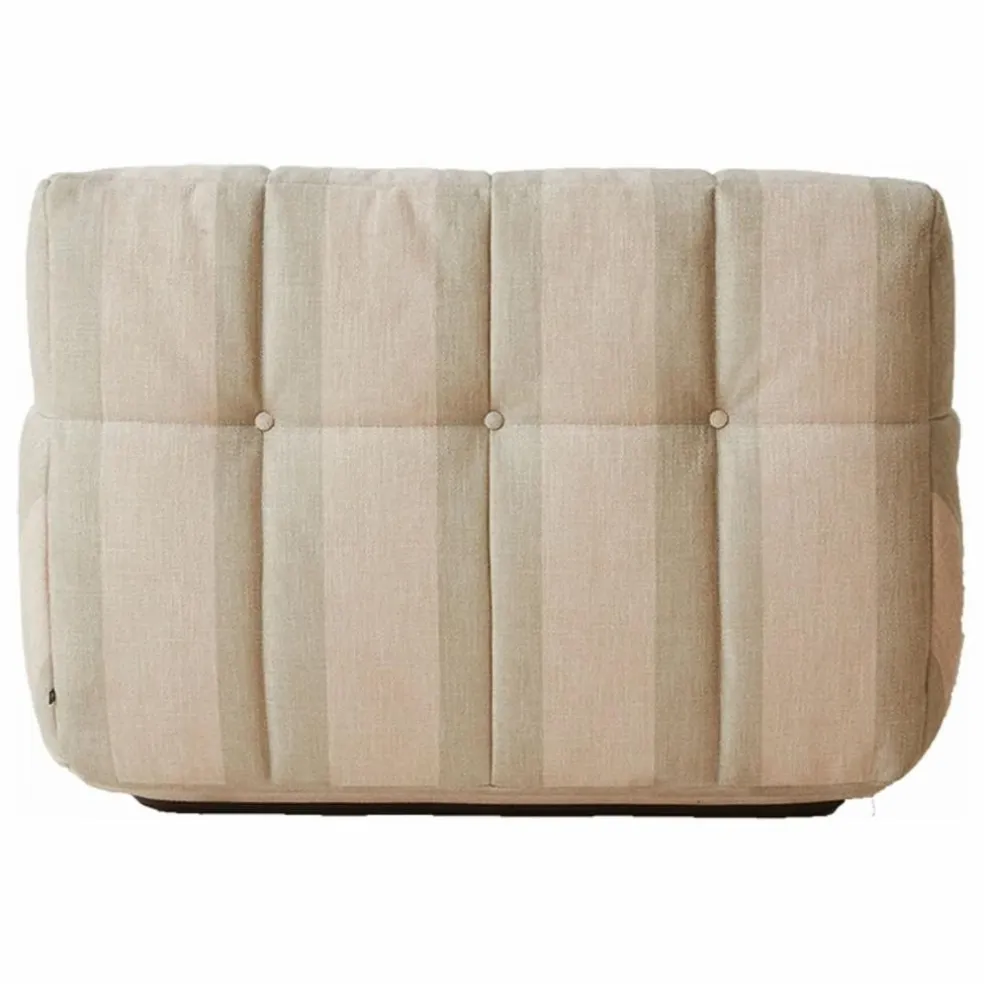 Fauteuil lounge Lazy | Crème