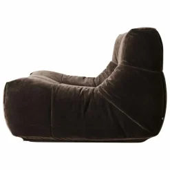 Fauteuil lounge Lazy | Marron