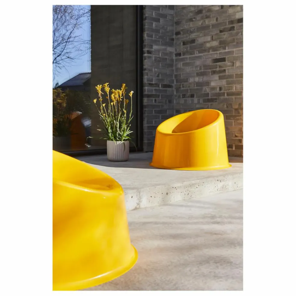 Fauteuil lounge outdoor Panto Pop | Jaune