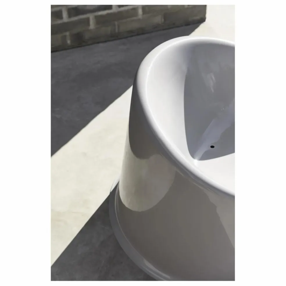 Fauteuil lounge outdoor Panto Pop | Gris