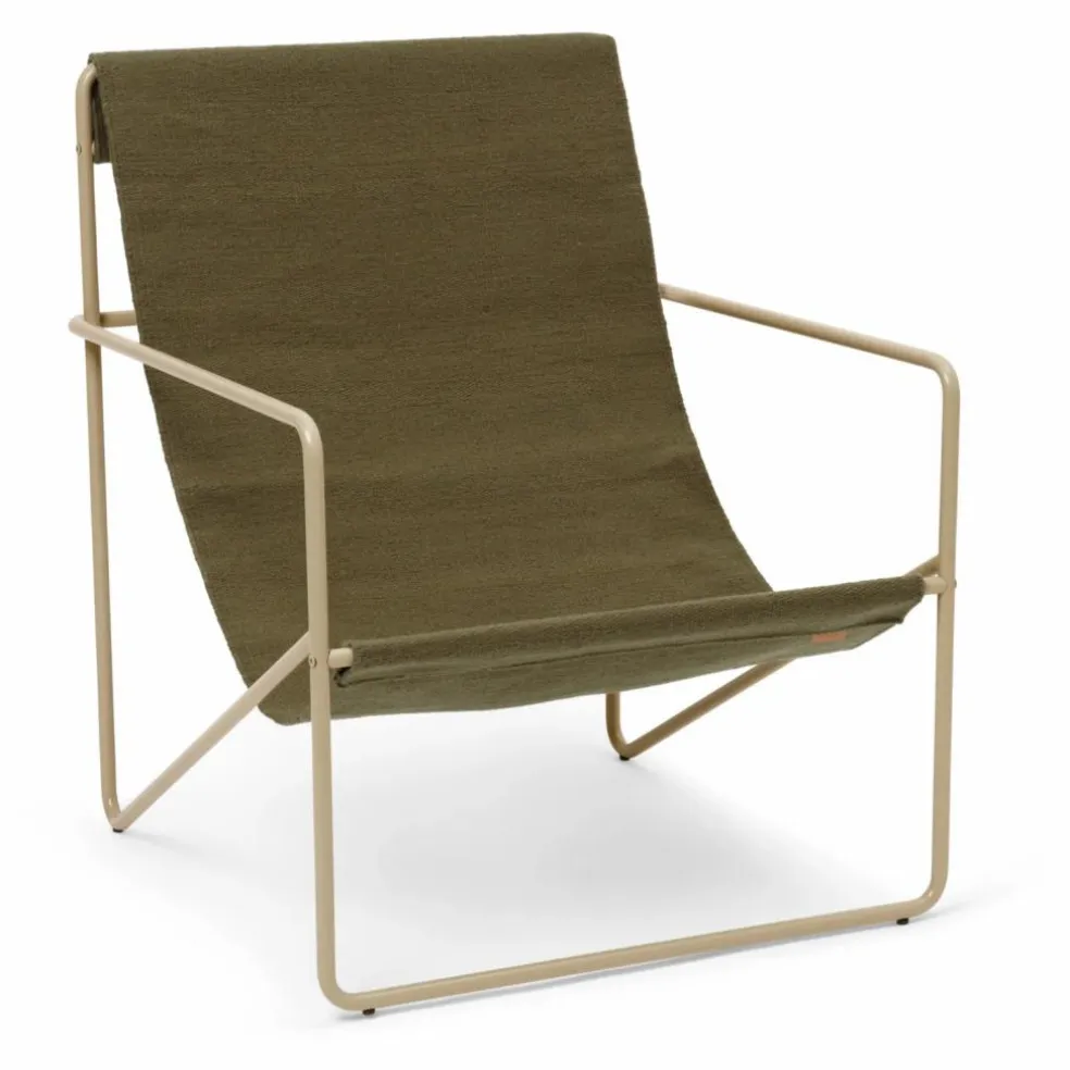 Fauteuil outdoor Desert | Vert olive