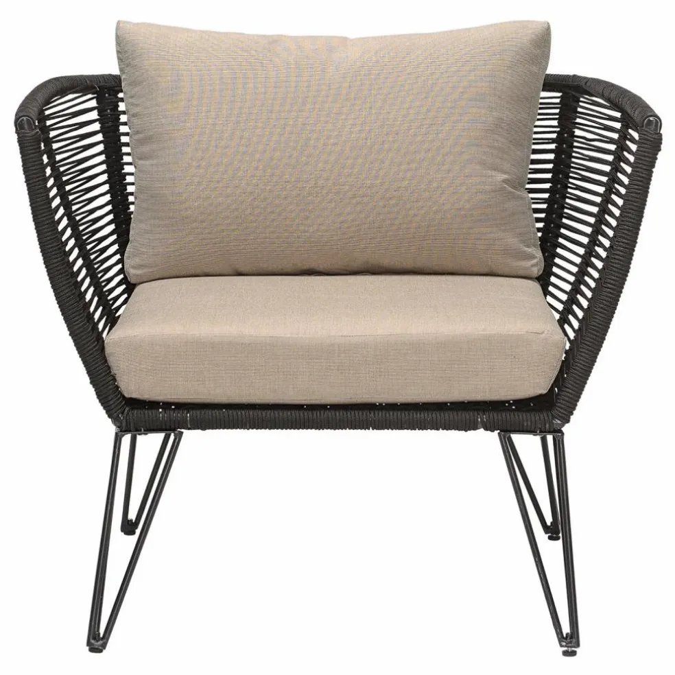 Fauteuil outdoor Mundo | Noir