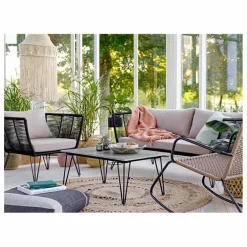 Fauteuil outdoor Mundo | Noir