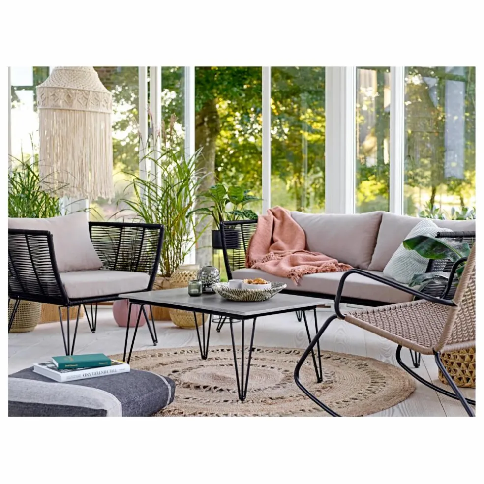 Fauteuil outdoor Mundo | Noir
