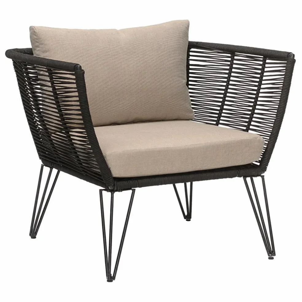 Fauteuil outdoor Mundo | Noir