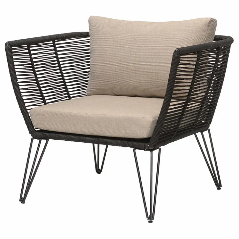 Fauteuil outdoor Mundo | Noir