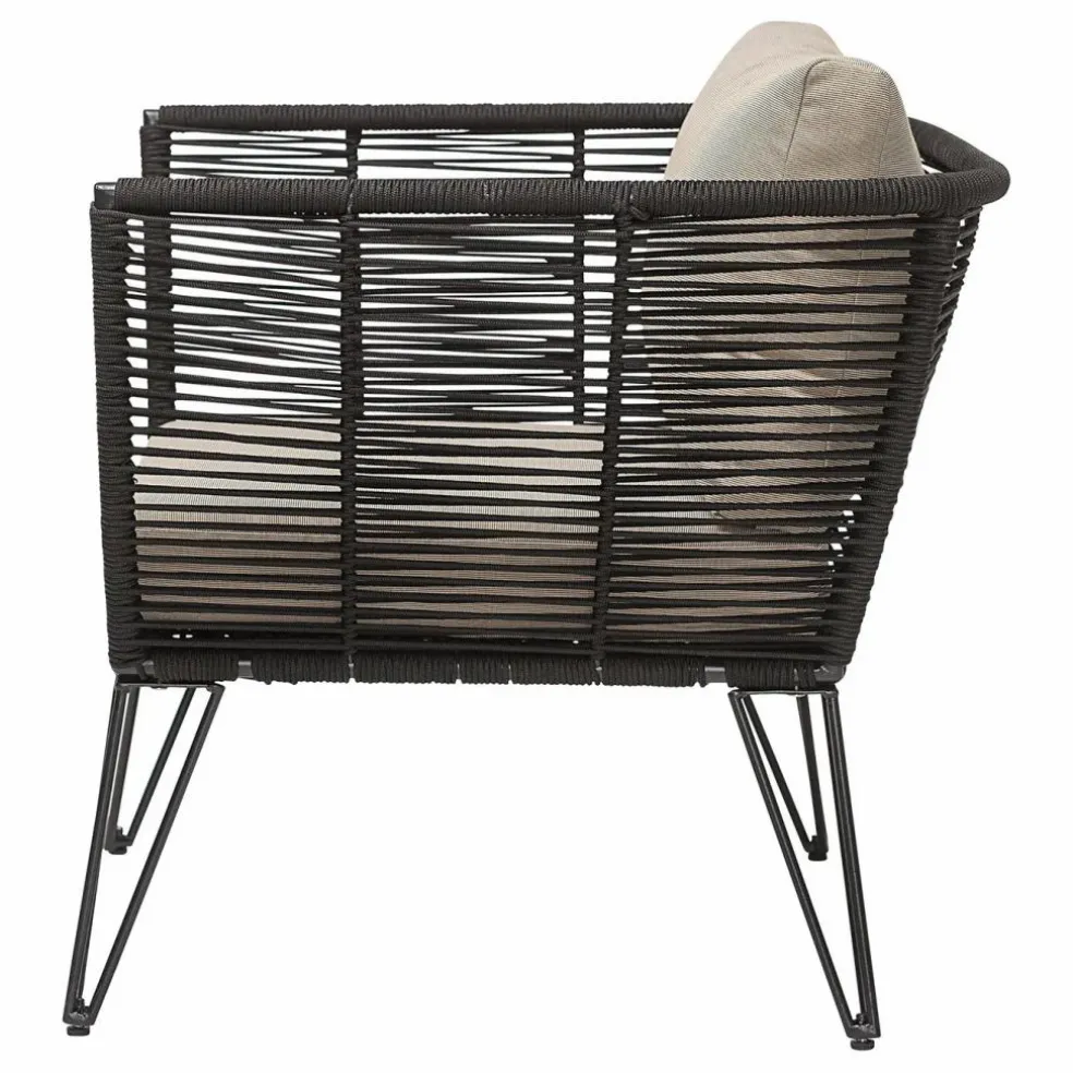 Fauteuil outdoor Mundo | Noir