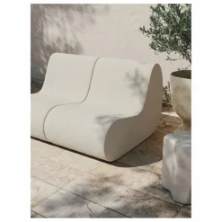 Fauteuil outdoor Rouli | Crème