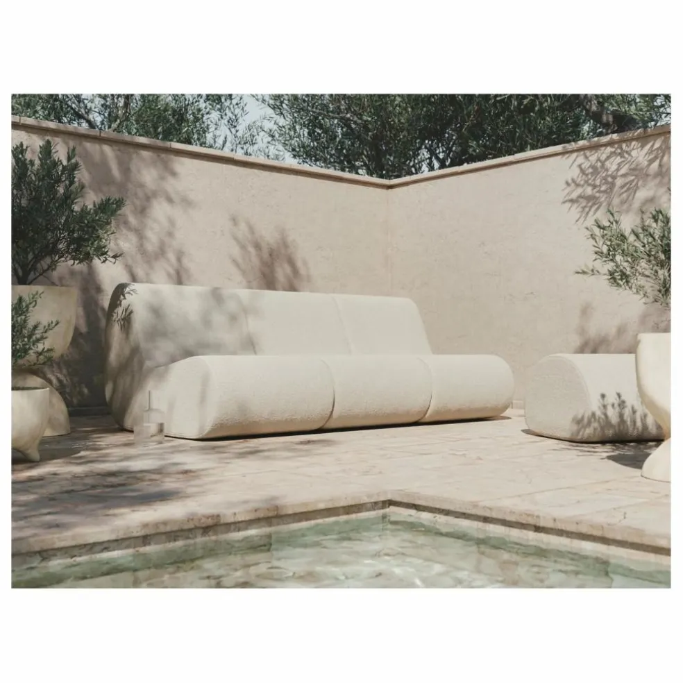 Fauteuil outdoor Rouli | Crème