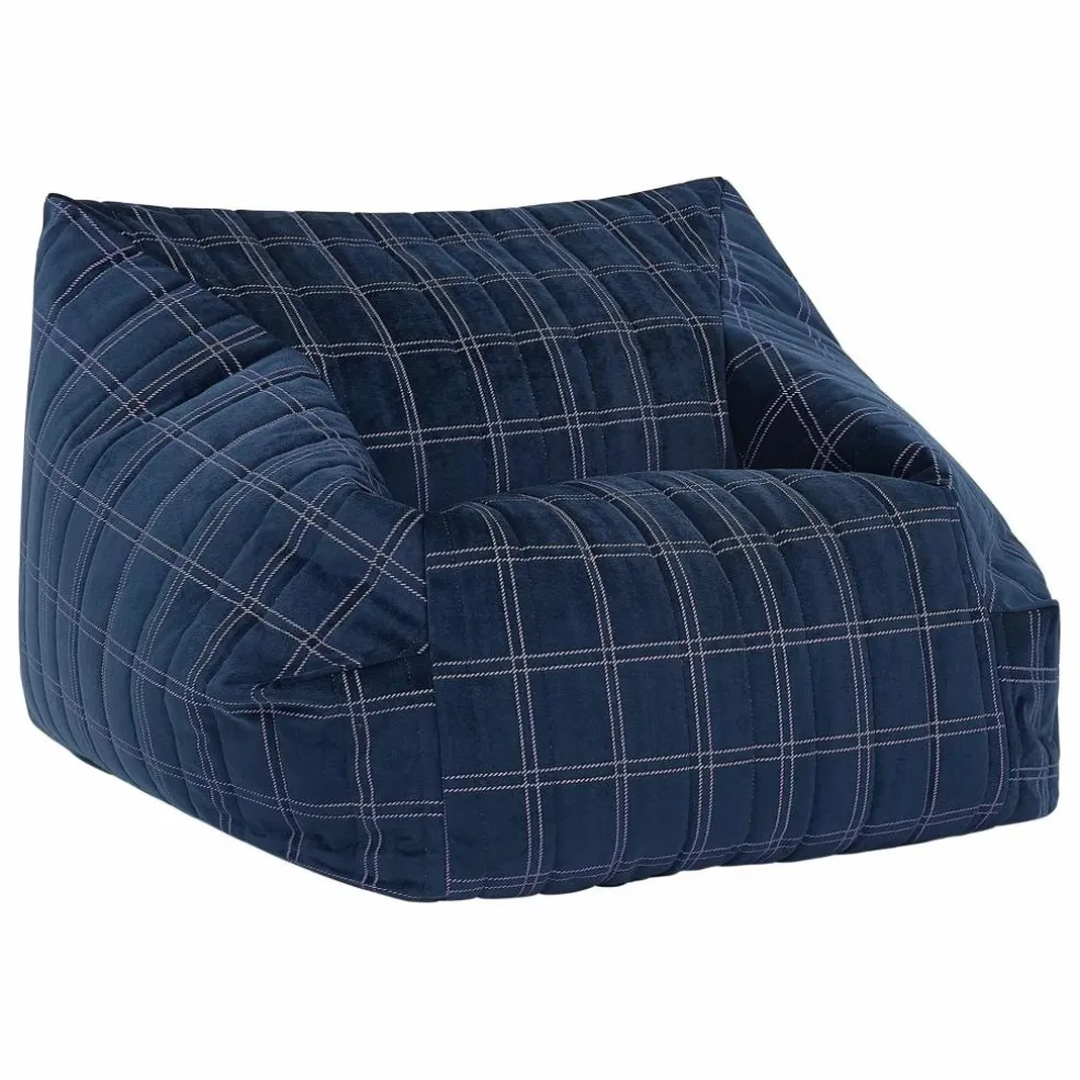 Fauteuil pouf Chelsea | Bleu marine