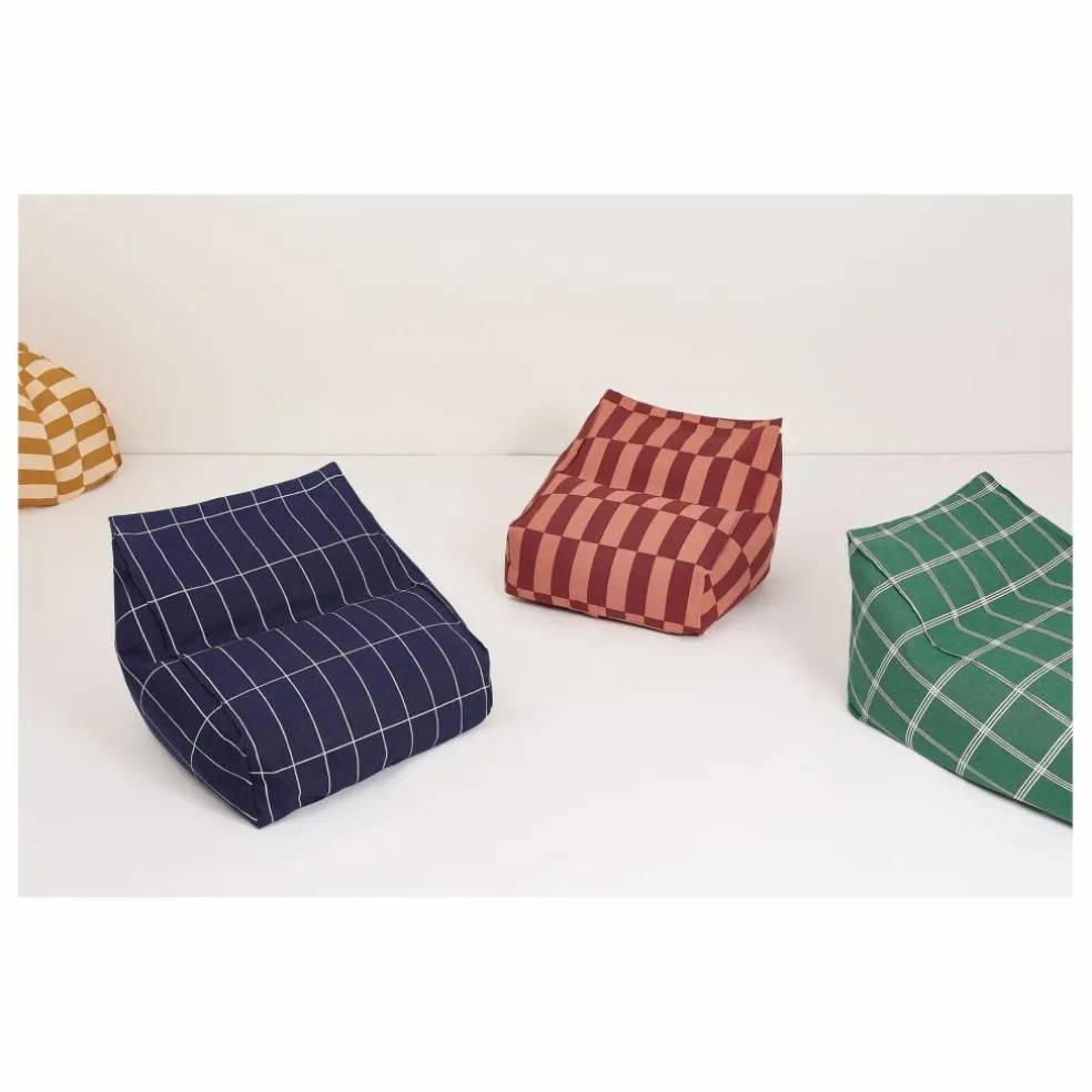 Fauteuil pouf Vibes | Rouge