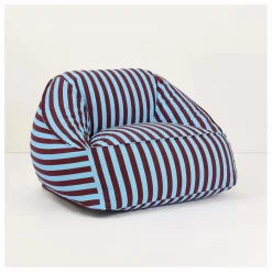 Fauteuil pouf Ziggy | Bleu