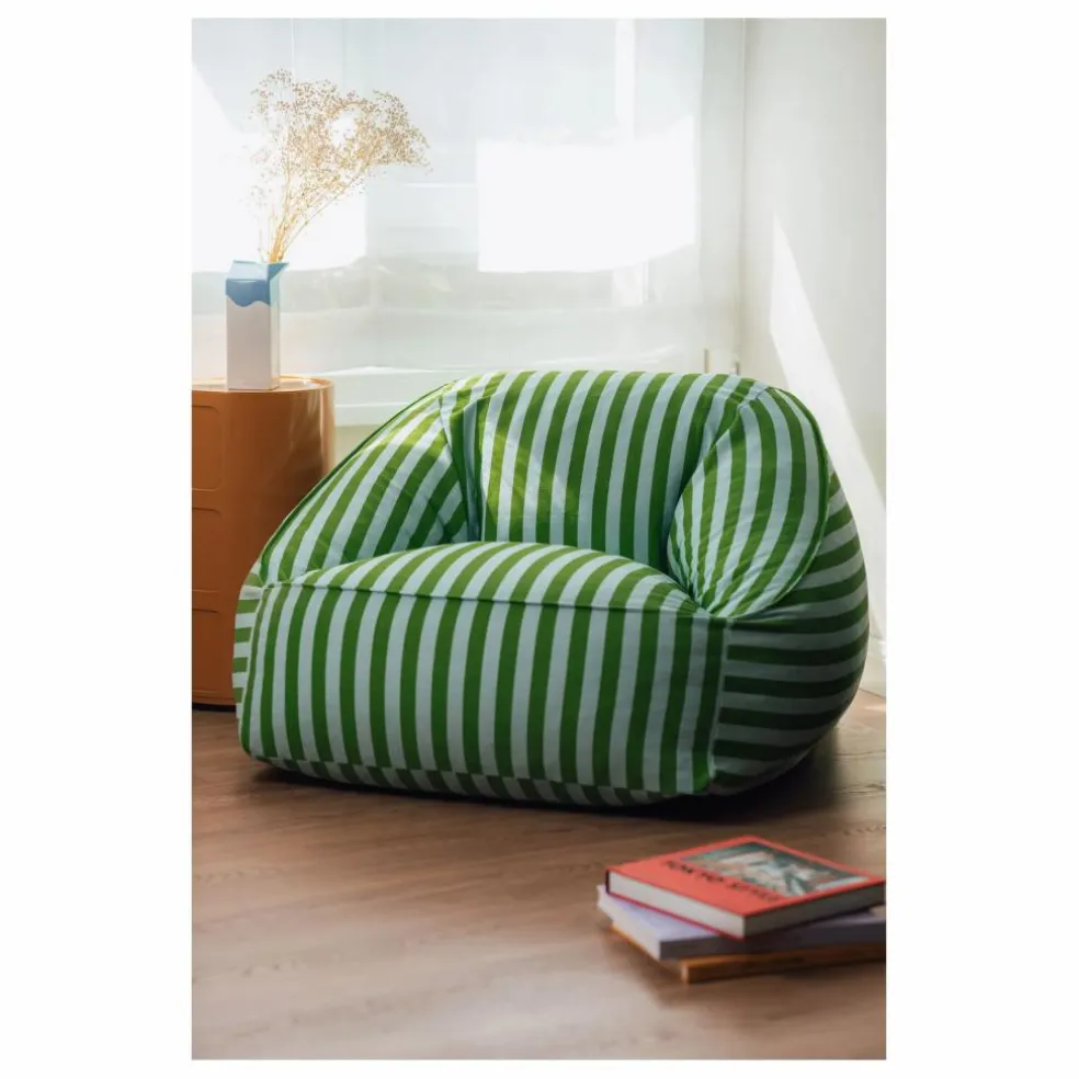 Fauteuil pouf Ziggy | Vert