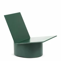 Fauteuil Valerie en acier laqué | Vert