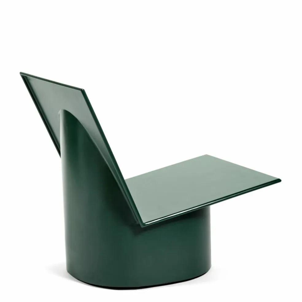 Fauteuil Valerie en acier laqué | Vert
