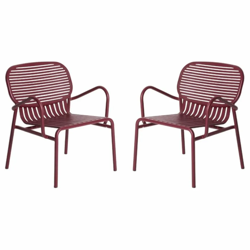 Fauteuil Week-end - Lot de 2 | Bordeaux