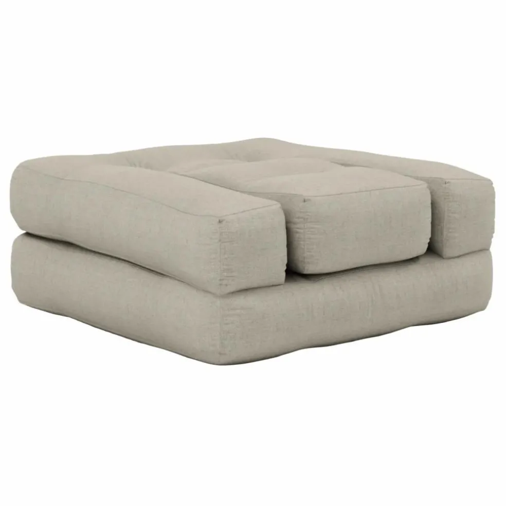 Fauteuil-pouf Cube pour enfant | Lin
