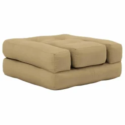 Fauteuil-pouf Cube pour enfant | Beige