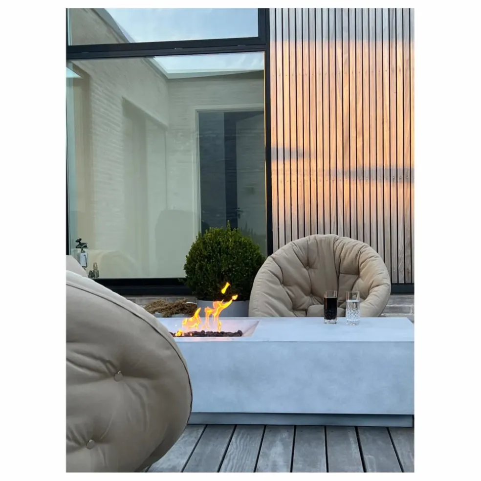 Fauteuil-pouf outdoor | Beige