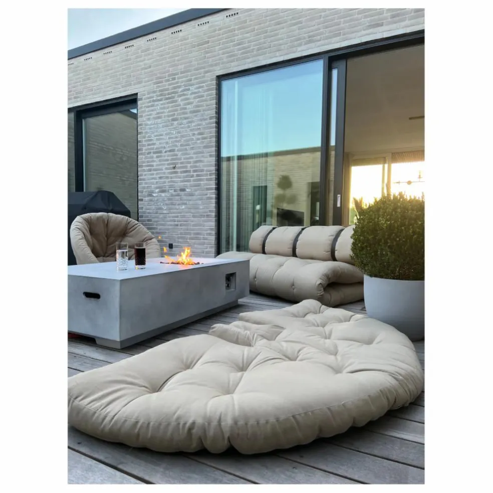 Fauteuil-pouf outdoor | Beige