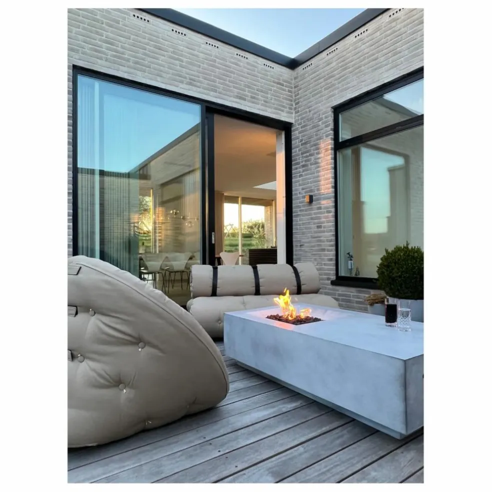 Fauteuil-pouf outdoor | Beige