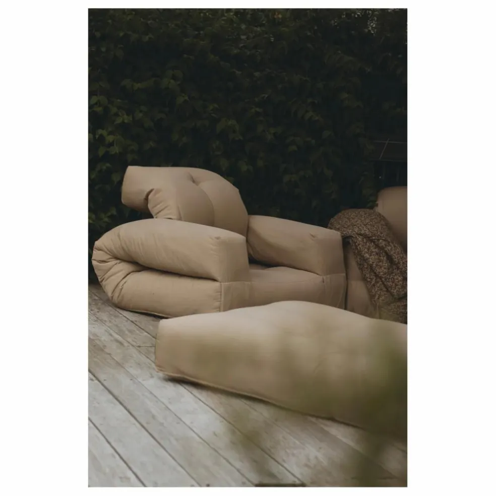 Fauteuil-pouf outdoor | Beige