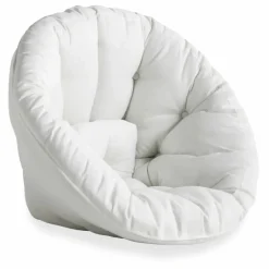 Fauteuil-pouf outdoor | Blanc